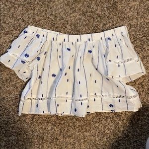 Off-the-shoulder Crop Top